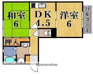 シャルム祐【2階】の間取り