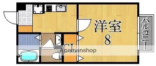 シェーヴルドール【1階】の間取り