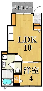 パレ・ソール【1階】の間取り