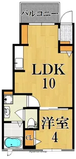 パレ・ソール【1階】の間取り