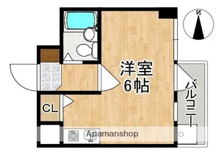 シティホームズ奈良女子大前【3階】の間取り