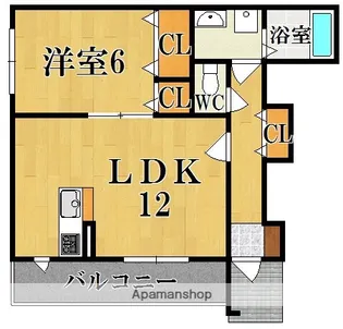 フローレンス【1階】の間取り