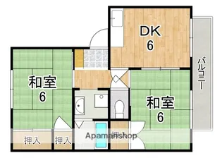 ヴィラージュ堀川A棟【2階】の間取り