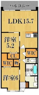 アートヒルズ西大寺【3階】の間取り