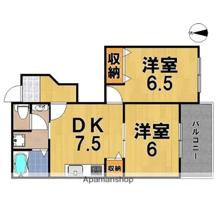 ヴェルドミールⅢ【1階】の間取り