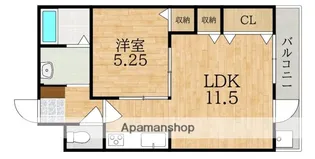 宮ノ裏ハイツ【2階】の間取り