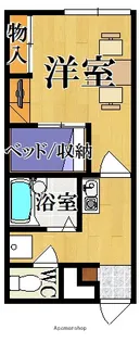 奈良県奈良市中山町【アパート】の間取り