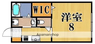 レーブ秋篠【1階】の間取り