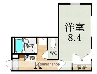 レオパレスイケダ【3階】の間取り