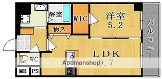 THP【3階】の間取り