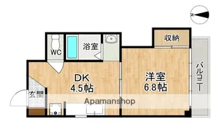 幸陽ハイツ【3階】の間取り