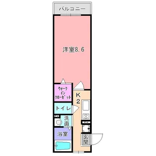 エクセルコート【2階】の間取り