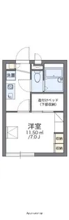 レオパレスフローラ【2階】の間取り