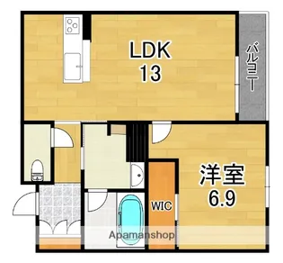 グラン フェリシア【3階】の間取り