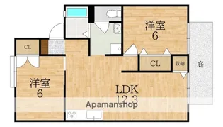 セジュール・マルコ【1階】の間取り