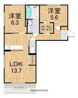 エトワール【1階】の間取り