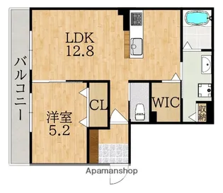 グランディール学園前【1階】の間取り
