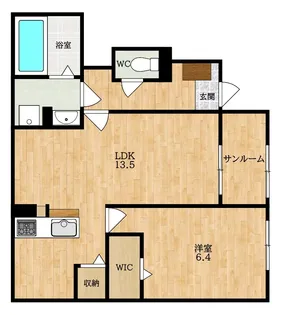 ゴールドメゾン【1階】の間取り