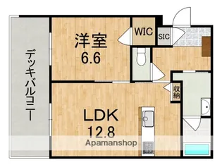 ジェイエイチエスプレミア西大寺【1階】の間取り