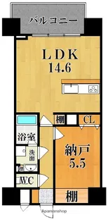 清きよら西大寺・南町【1階】の間取り