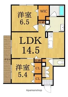 シャーメゾンラフォレ【1階】の間取り