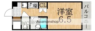 ピュアハウス平本【4階】の間取り