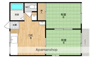 代官ハイム(ダイカン)【2階】の間取り