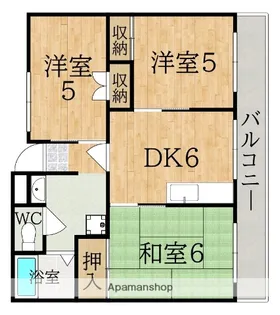 ザ・ラークハウスオブグリーン【3階】の間取り