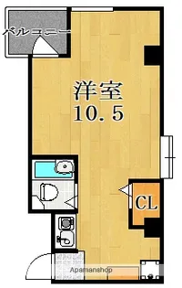 シティロイヤルJR奈良【5階】の間取り