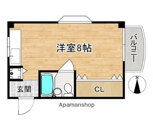 奈良県奈良市雑司町【マンション】の間取り