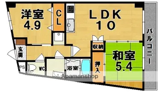 ピアッツァレント王寺北【1階】の間取り