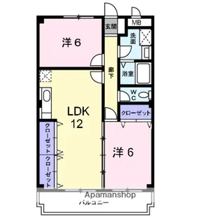 サンモール【2階】の間取り