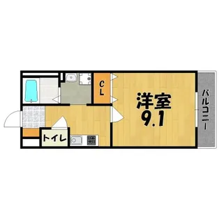 サウス・マ・メゾン【103号室】の間取り