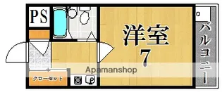 シャトー・ドゥ・クリヨン【2階】の間取り