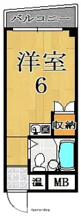 トータスBLD【6階】の間取り