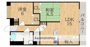 フォーレスト学園前【2階】の間取り
