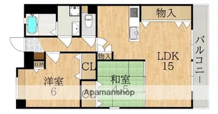 フォーレスト学園前【1階】の間取り