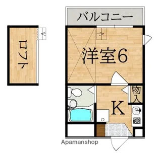シティパレスJR郡山駅前P2【5階】の間取り