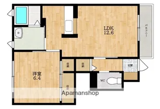 メゾン・ソシア A【1階】の間取り