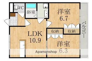 フォレスト・ヴィラ【2階】の間取り