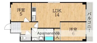 ライオンズプラザ富雄【8階】の間取り