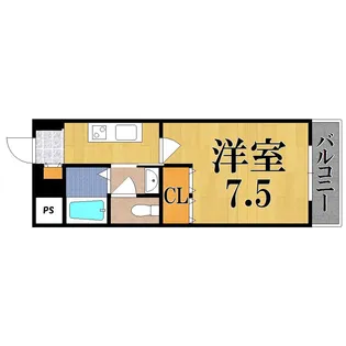 グリーンフィール大宮【5階】の間取り