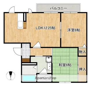 セントポーリア【2階】の間取り