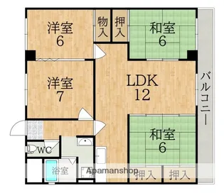 貞光ビル【3階】の間取り
