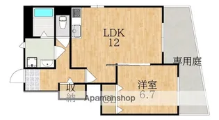 パークサイド学園前【1階】の間取り