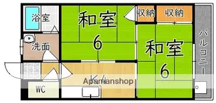 シティ赤坂【3階】の間取り