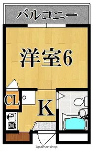 GRM二条【2階】の間取り
