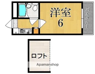 シティパレスJR郡山駅前【2階】の間取り