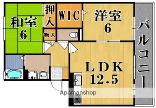 リビングタウン梅美台【3階】の間取り