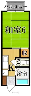 サザンヒル三郷【1階】の間取り